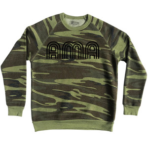 Amarillo AMA Airport Adult Tri-Blend Sweatshirt - Camo