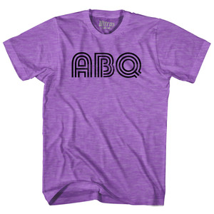 Albuquerque ABQ Airport Adult Tri-Blend T-shirt - Heather Purple Albuquerque ABQ Airport Adult Tri-Blend T-shirt - Heather Purple