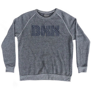 Bangkok Airport BKK Adult Tri-Blend Sweatshirt - Athletic Grey
