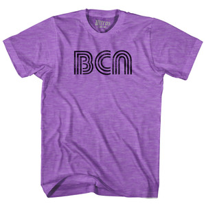 Barcelona Airport BCN Adult Tri-Blend T-shirt - Heather Purple Barcelona Airport BCN Adult Tri-Blend T-shirt - Heather Purple