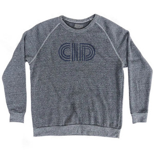 Cedar Rapids CID Airport Adult Tri-Blend Sweatshirt - Athletic Grey Cedar Rapids CID Airport Adult Tri-Blend Sweatshirt - Athletic Grey