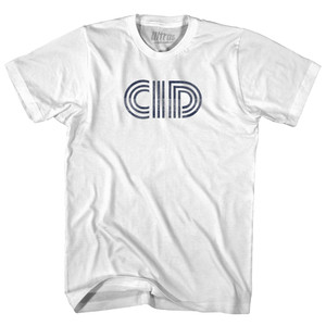Cedar Rapids CID Airport Womens Cotton Junior Cut T-Shirt - White Cedar Rapids CID Airport Womens Cotton Junior Cut T-Shirt - White
