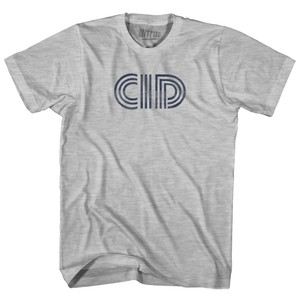 Cedar Rapids CID Airport Adult Cotton T-shirt - Grey Heather