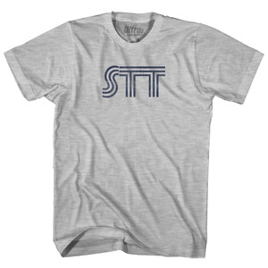 Charlotte Amalie St Thomas STT Airport Youth Cotton T-shirt - Grey Heather Charlotte Amalie St Thomas STT Airport Youth Cotton T-shirt - Grey Heather