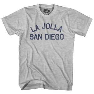 La Jolla San Diego Adult Cotton T-shirt - Grey Heather