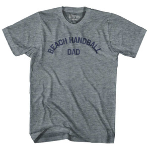 Beach Handball Dad Youth Tri-Blend T-shirt - Athletic Grey