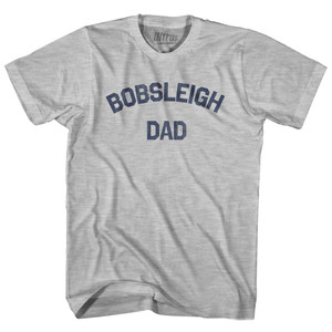 Bobsleigh Dad Adult Cotton T-shirt - Grey Heather Bobsleigh Dad Adult Cotton T-shirt - Grey Heather