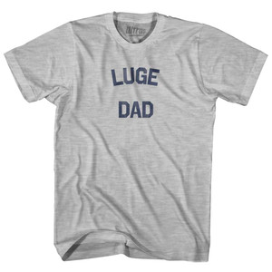 Luge Dad Womens Cotton Junior Cut T-Shirt - Grey Heather