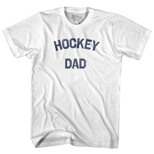 Hockey Dad Youth Cotton T-shirt - White Hockey Dad Youth Cotton T-shirt - White