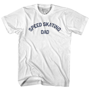 Speed Skating Dad Youth Cotton T-shirt - White Speed Skating Dad Youth Cotton T-shirt - White