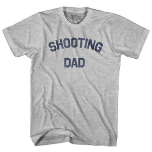 Shooting Dad Adult Cotton T-shirt - Grey Heather