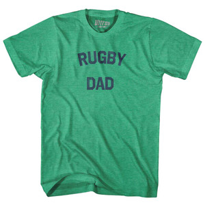 Rugby Dad Adult Tri-Blend T-shirt - Kelly