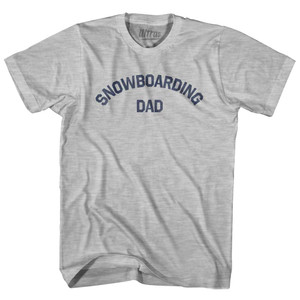 Snowboarding Dad Youth Cotton T-shirt - Grey Heather Snowboarding Dad Youth Cotton T-shirt - Grey Heather