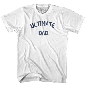 Ultimate Dad Adult Cotton T-shirt - White