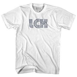 Columbus LCK Airport Adult Cotton T-shirt - White Columbus LCK Airport Adult Cotton T-shirt - White