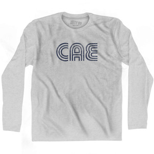 Columbia CAE Airport Adult Cotton Long Sleeve T-shirt - Grey Heather Columbia CAE Airport Adult Cotton Long Sleeve T-shirt - Grey Heather