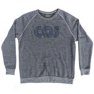 Colorado Springs COS Airport Adult Tri-Blend Sweatshirt - Athletic Grey Colorado Springs COS Airport Adult Tri-Blend Sweatshirt - Athletic Grey