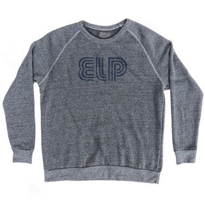 El Paso ELP Airport Adult Tri-Blend Sweatshirt - Athletic Grey