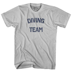 Diving Team Adult Cotton T-shirt - Cool Grey