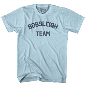 BOBSLEIGH Adult Cotton T-shirt - Light Blue