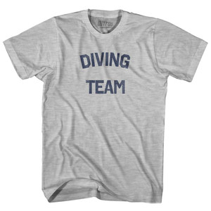 Diving Team Adult Cotton T-shirt - Grey Heather Diving Team Adult Cotton T-shirt - Grey Heather