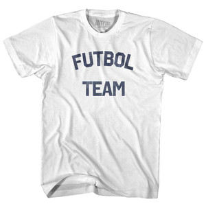 Futbol Team Adult Cotton T-shirt - White