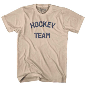 Hockey Team Adult Cotton T-shirt - Creme