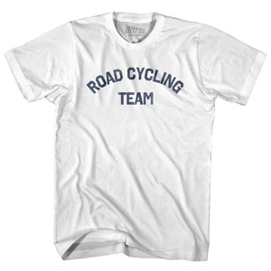 Road Cycling Team Womens Cotton Junior Cut T-Shirt - White