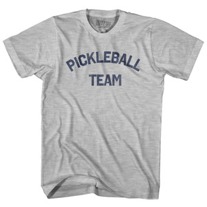 Pickleball Team Adult Cotton T-shirt - Grey Heather Pickleball Team Adult Cotton T-shirt - Grey Heather