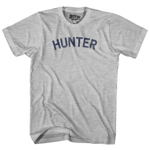 HUNTER Womens Cotton Junior Cut T-Shirt - Grey Heather