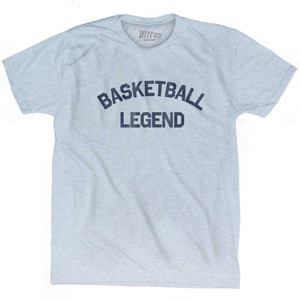 Basketball Legend Adult Tri-Blend T-shirt - Athletic White