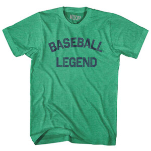 Baseball Legend Adult Tri-Blend T-shirt - Kelly