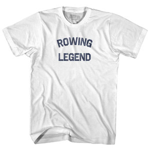 Rowing Legend Adult Cotton T-shirt - White Rowing Legend Adult Cotton T-shirt - White