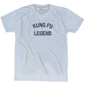 Kung Fu Legend Adult Tri-Blend T-shirt - Athletic White