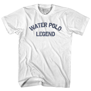 Water Polo Legend Adult Cotton T-shirt - White Water Polo Legend Adult Cotton T-shirt - White