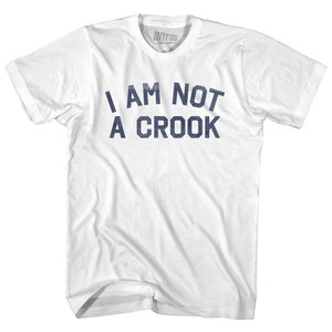 I Am Not A Crook Youth Cotton T-shirt - White
