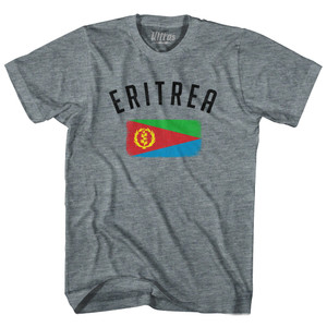 Eritrea Country Flag Heritage Youth Tri-Blend T-shirt - Athletic Grey