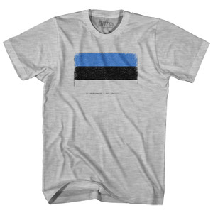 Estonia Country Flag Womens Cotton Junior Cut T-Shirt - Grey Heather Estonia Country Flag Womens Cotton Junior Cut T-Shirt - Grey Heather
