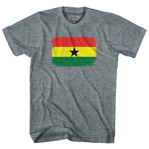 Ghana Country Flag Youth Tri-Blend T-shirt - Athletic Grey Ghana Country Flag Youth Tri-Blend T-shirt - Athletic Grey