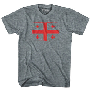 Georgia Country Flag Youth Tri-Blend T-shirt - Athletic Grey Georgia Country Flag Youth Tri-Blend T-shirt - Athletic Grey