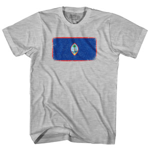 Guam Country Flag Youth Cotton T-shirt - Grey Heather Guam Country Flag Youth Cotton T-shirt - Grey Heather