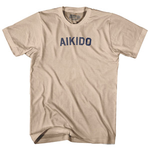 Aikido Adult Cotton T-shirt - Creme