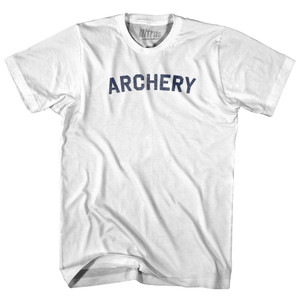 Archery Youth Cotton T-shirt - White Archery Youth Cotton T-shirt - White