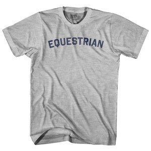 Equestrian Womens Cotton Junior Cut T-Shirt - Grey Heather Equestrian Womens Cotton Junior Cut T-Shirt - Grey Heather