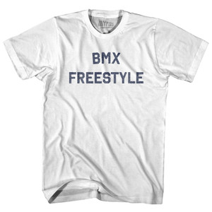 BMX Freestyle Youth Cotton T-shirt - White BMX Freestyle Youth Cotton T-shirt - White