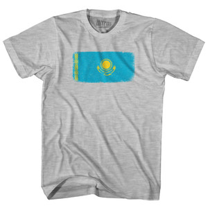 Kazakhstan Country Flag Youth Cotton T-shirt - Grey Heather Kazakhstan Country Flag Youth Cotton T-shirt - Grey Heather