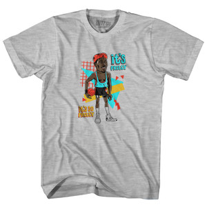 White Men Basketball Sidney Deane Its Pretty Its So Pretty Adult Cotton T-shirt - Grey Heather