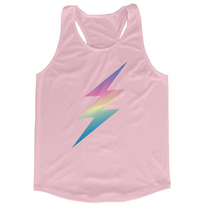 Lightning Bolt Running Track Tops Made In USA - Pink Pale Lightning Bolt Running Track Tops Made In USA - Pink Pale