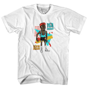 White Men Basketball Sidney Deane Its Pretty Its So Pretty Youth Cotton T-shirt - White