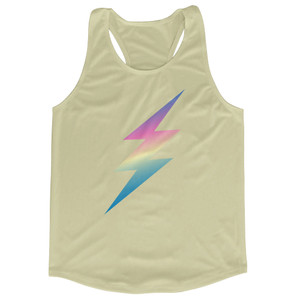 Lightning Bolt Running Track Tops Made In USA - Vegas Gold Lightning Bolt Running Track Tops Made In USA - Vegas Gold